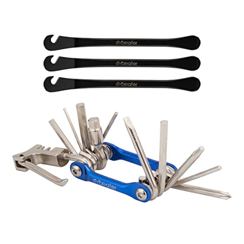 Cycleafer® Outils multifonctions & 3pcs démonte pneu vélo route, Pince Pneu de Vélo pour VTT/BMX Cover
