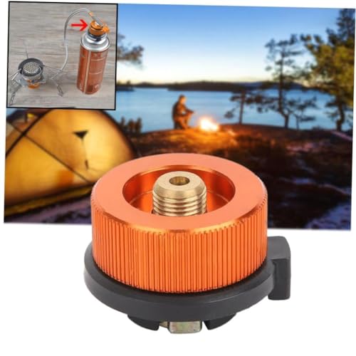 Camping Stove Adapter - Gas Tank Connector for Outdoor Cooking Accessories - Propane Stove Conversion Kit - Portable Conversion Head - Ideal Outdoor Camping Gear - Thumbnail 3