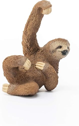 SCHLEICH WILD Life | Faultier 14793 | detailgetreue Tierfigur & Sammelfigur | Zoo Spielzeug | Geschenk für Jungen und Mädchen | Deko für Geburtstag | Spielfigur ab 3 Jahren | 3 x 4 x 6 cm