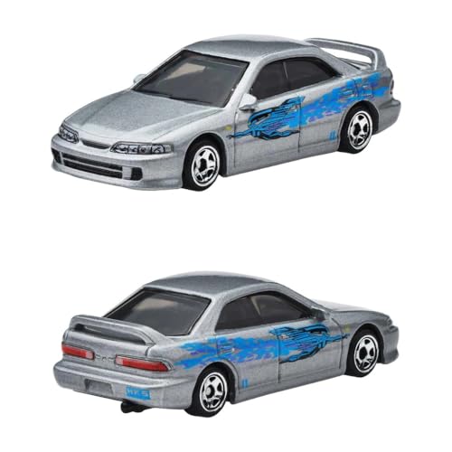Image of Hot Wheels Fast and FURIOUS Graphic Remix Auto ACURA INTEGRA SEDAN GSR - Die Cast Model 1:64 Scale - Length 7 cm - JBY45