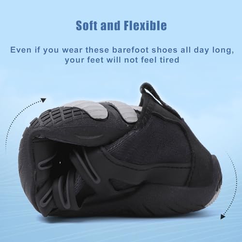 Image of Hike Barefoot Shoes Womens Mens, Pro Water Shoes Barefoot Hike Shoes, Wide Toe Box Non-Slip Breathable