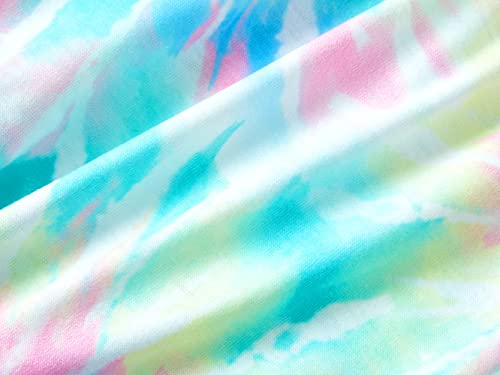 Little & Big Girls Tie Dye Rainbow Swirl Pajamas Tee & Shorts 2-Piece Sleepwear Set Cute Jammies Size 8 #TOP3