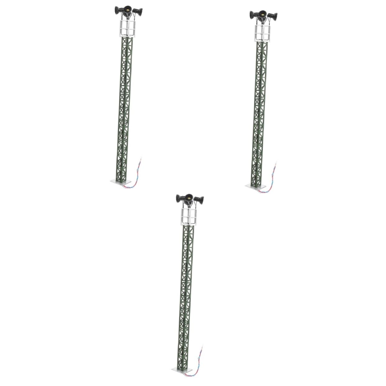 3pezzi Miniatura Semaforo Modelli Ferroviari Accessorio Decorativo Per Table e Miniature Per Appassionati Di Mini Craft
