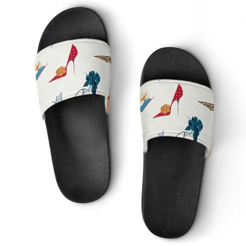 Pantoufles de bain antidérapantes à talons pour ne plus glisser chez soi