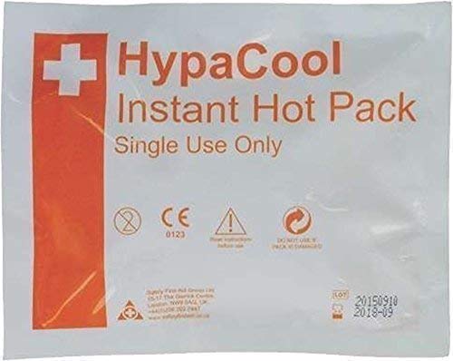 Safety First Aid Accident Emergency Essential Hypacool Instant Hot Pack Compact