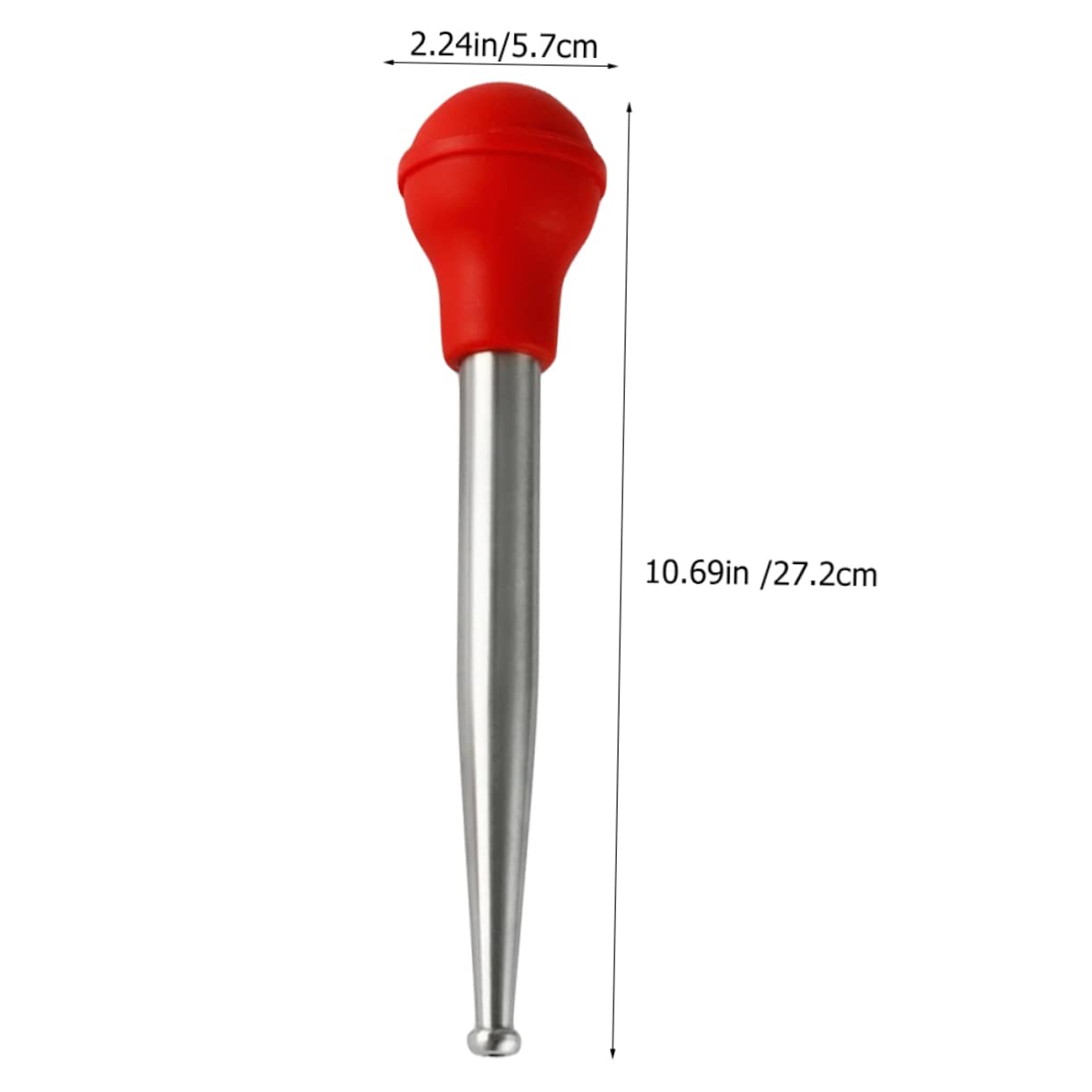 OFFSCH Bbq Turkey Sauce Injector Set Large Turkey Baster for Flavor Injector Meat Stainless Steel Silicone Baster 304 Stainless Steel Silicone Material