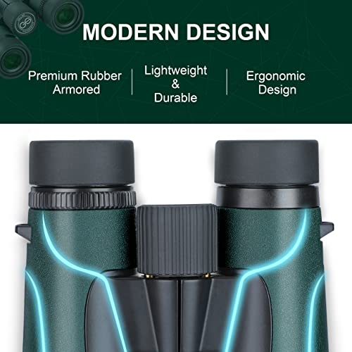 12X50 Professional Hd Binoculars For Adults With Phone Adapter, High Power Binoculars With Bak4 Prisms, Super Bright Lightweight & Waterproof Binoculars Perfect For Bird Watching, Hunting, Stargazing #TOP6