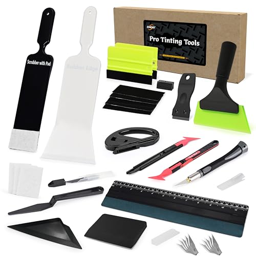 EHDIS Window Tint Kit Vinyl Wrap Tool with Bulldozer...