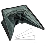 Cubierta plegable para plantas con protección contra insectos, esencial para proteger las plantas de las condiciones climáticas adversas (verde)