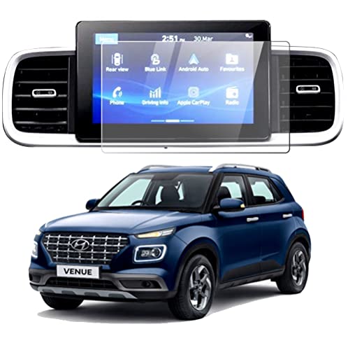 Image of 1-pack| Screen Protector compatible with Hyundai Venue Car Accessories Navigation or Music System (Stereo) Touch Screen Guard 8 inch