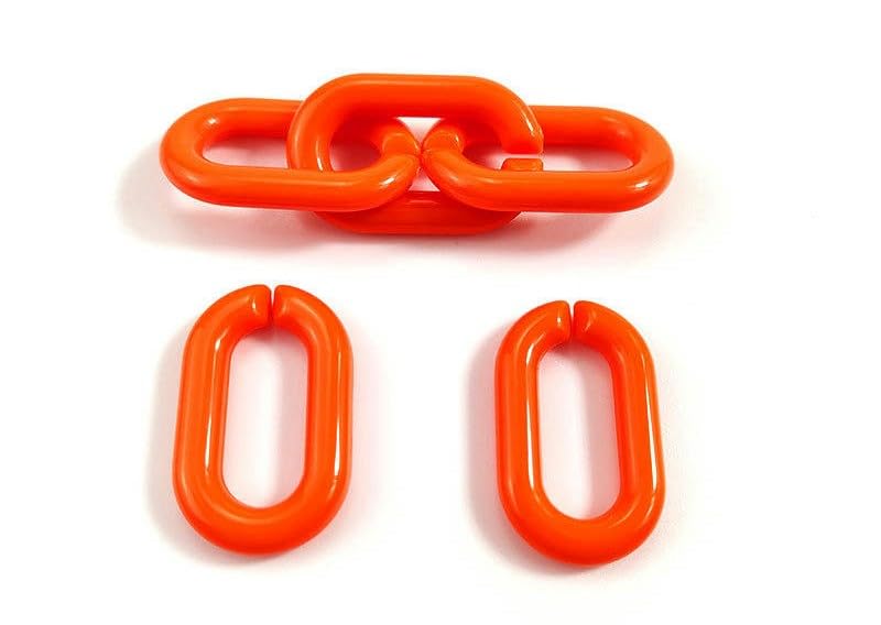 27 x 17 mm 500 sztuk niebieski różowy owalne w kształcie litery U akrylowe pierścienie łączące akrylowe plastikowe ogniwa łańcucha do tworzenia biżuterii rzemiosło