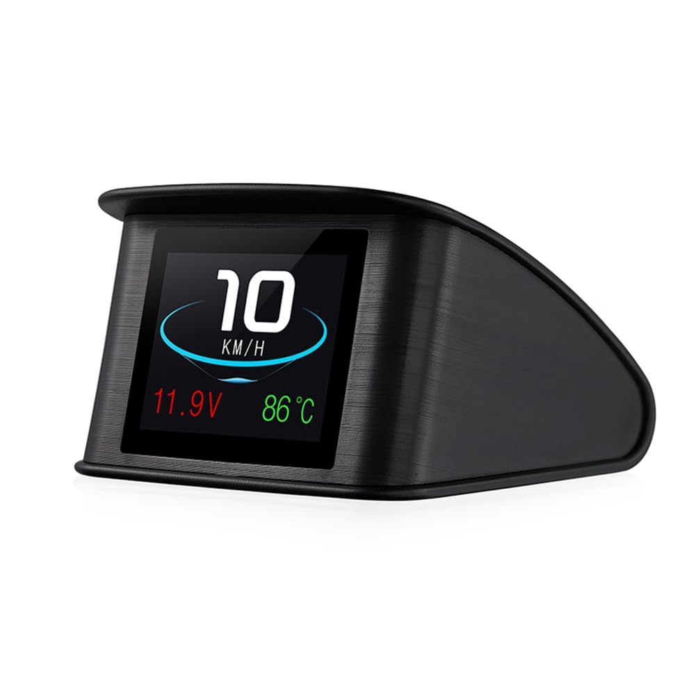 Ordenador de Conducción P10 con Pantalla de Diagnóstico Digital OBD2 A Bordo, Velocímetro, Medidor de Kilometraje y Temperatura.