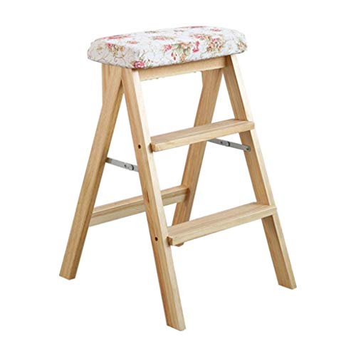 Taburete con peldaños plegable CHEWYNP y silla elevadora para uso doméstico 2