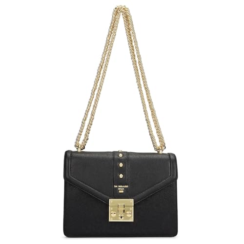Image of Da Milano Leather Shoulder Bag for Women (00349D-OL)