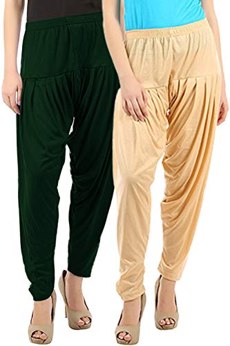 Image of Buy That Trendz Patiala Salwar for Women Relaxed Fit Viscose Patiyala Salwar Harem Bottom Pants
