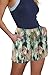 Angerella Women's Summer Shorts Ladies Plus Size Workout Shorts with Pockets Fashion Print Shorts Elastic Waist Short Pants 3XL