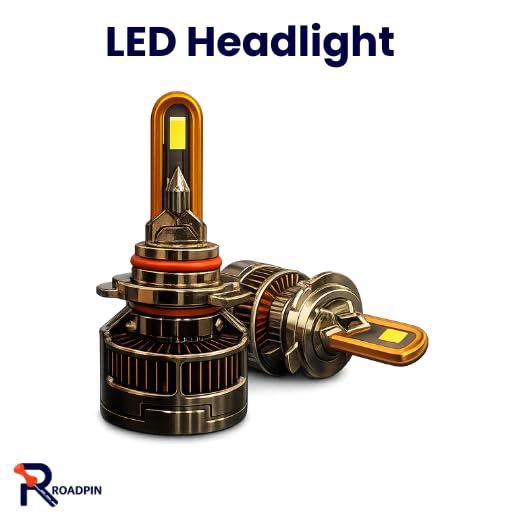 Image of LED Headlight Bulbs, 40000 Lumens, 6500K White, 400W, H4 Size, Universal Fit, 2 Pack
