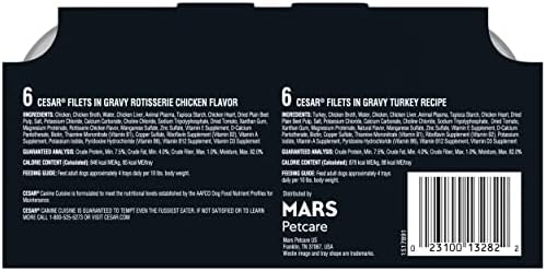 Cesar Gourmet Wet Dog Food Variety Packs