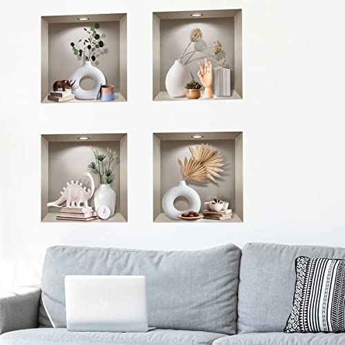 Diseño 3D adhesivo decorativo para pared - Solución para paredes aburridas