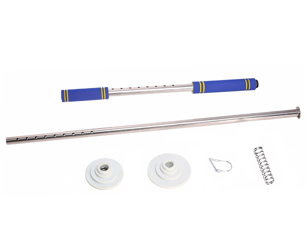 Manche Long Distributeur d’Emballage Étirable de Palette, Porte-Distributeur d’Emballage Rétractable de Machine D’Emballage de Film Étirable, pour Largeur de Film 30-50cm (12-20 Pouces)