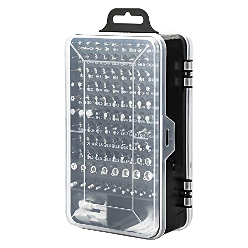 Jogo Chaves Fenda De Precisão 135 Em 1 Kit Ferramentas -Brastoy (Preto)