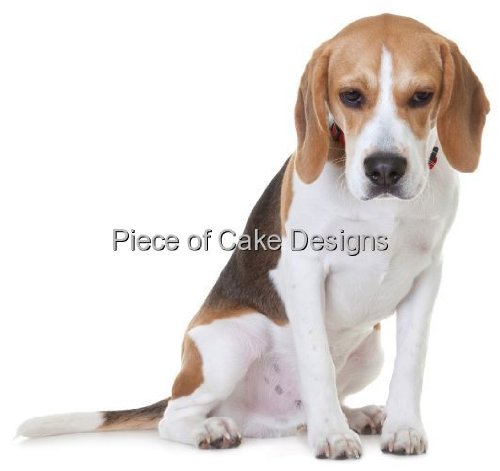 beagle cake topper