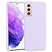 Ingen Funda para Samsung Galaxy S21 Plus 5G, Carcasa de Silicona Líquida Gel Ultra Suave Funda Cover con Shock- Absorción, Funda Compatible con Samsung Galaxy S21 Plus 5G - Púrpura