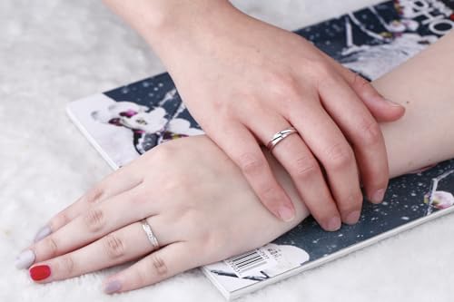 Mens Womens Endless Love Silver Rings Adjustable Ring Swarovski Cubic Zirconia Wedding Ring Promise Ring Couples Ring4