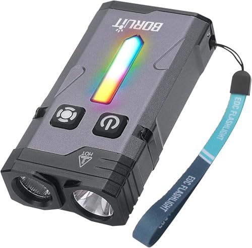 Lampe de poche de poche BORUIT EV10 étanche IP66 contre l'obscurité