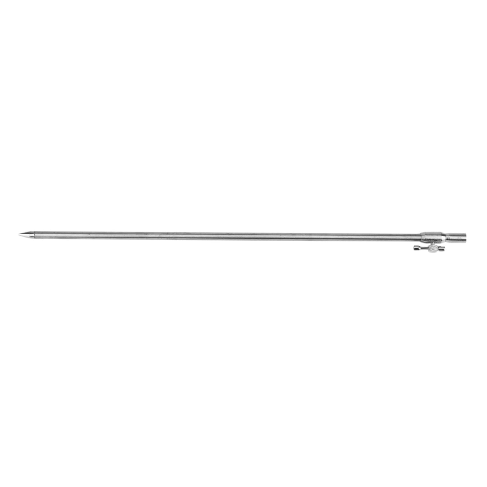 3 Pièces 50-100cm Extensible en Acier Inoxydable Pique de Pêche Réglable Carpe Banque de Pêche Bâton de Canne à Pêche Reste pour Alarme de Morsure