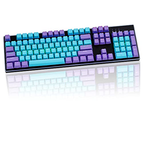 Image of Keycaps 60 Percent 104 Backlit PBT Key Cap Set for 60% Gaming Keyboard MX Switches(Shen2)