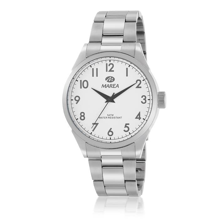 Reloj Marea Hombre Acero Inoxidable Plateado Analógico B36167/2