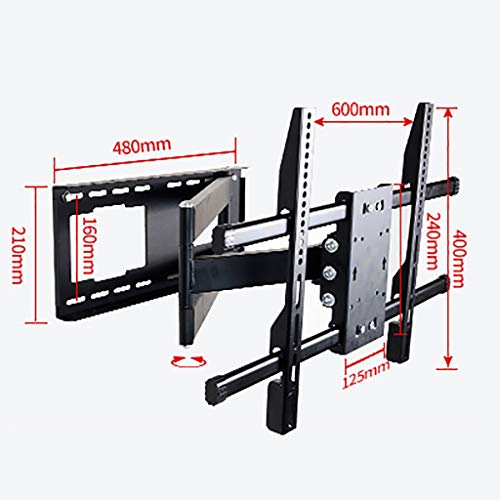 Support TV multifonctionnel rétractable pour corriger les angles morts