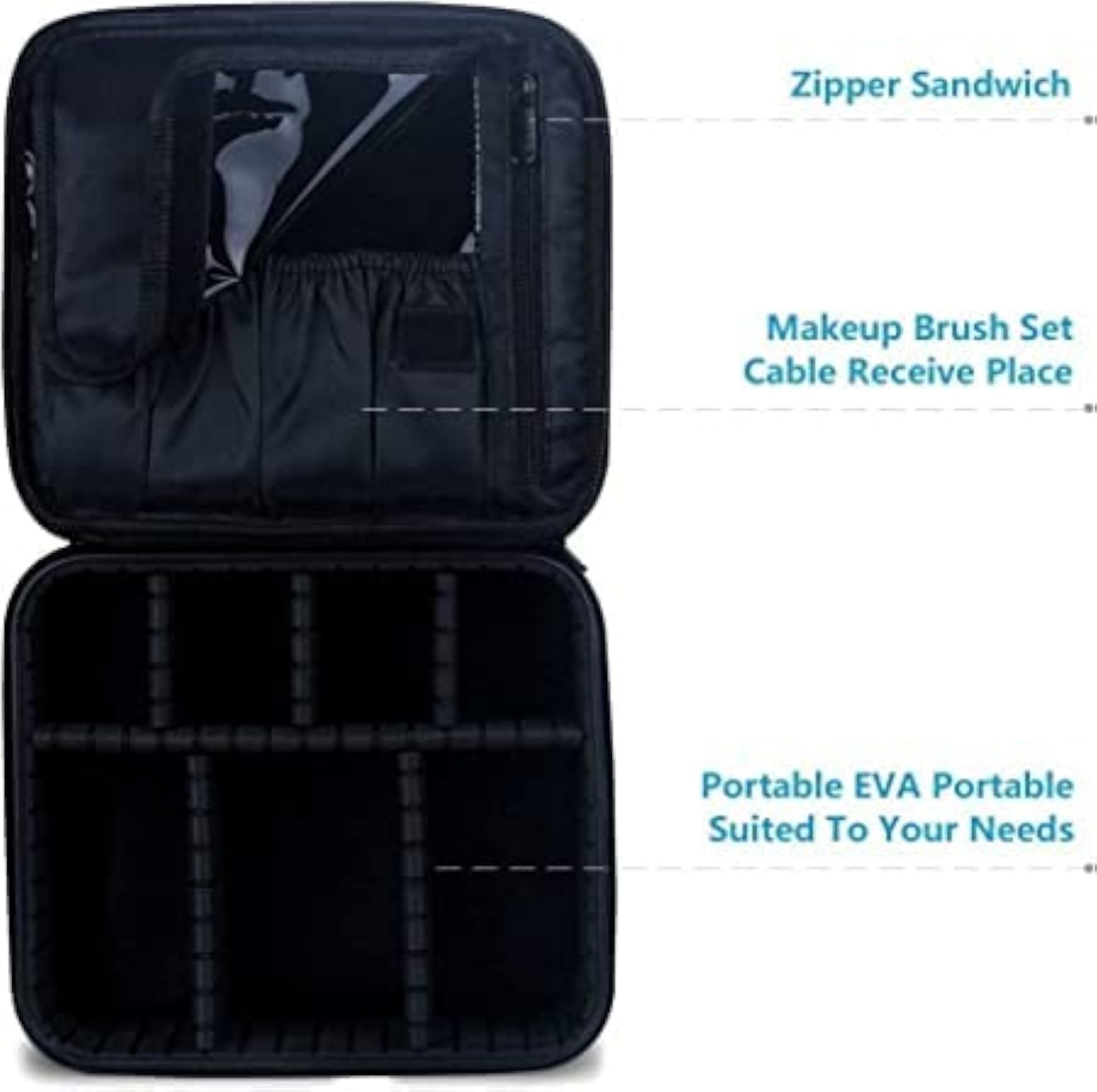 Nylon Cosmetic Makeup Kit Storage Organizer Case