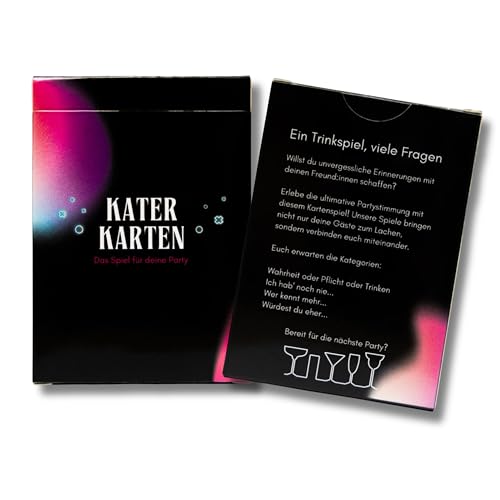 Kater Karten: Das Ultimative Trinkspiel-Set für Unvergessliche Partys -...
