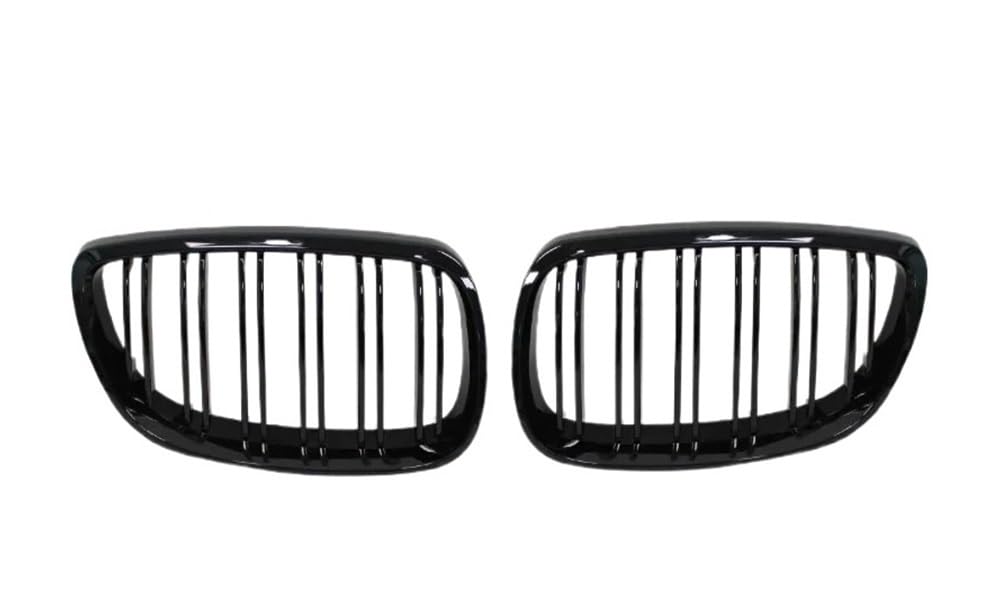 Parrilla parachoques delantero doble línea negro brillante para renovar tu E92 2006-2009 5