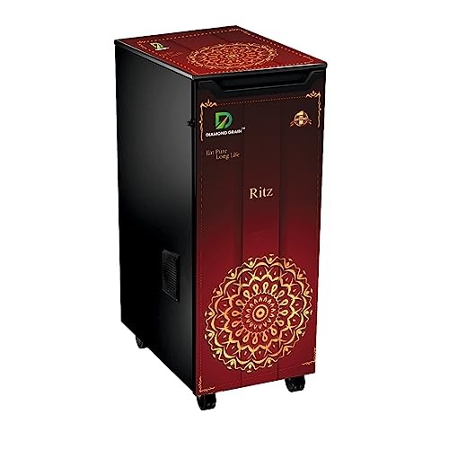 Diamond Grain Flour Mill | Atta Maker | Ghar Ganti | Flour Mill for Grinding Masala and Grains, with Standard Accessories