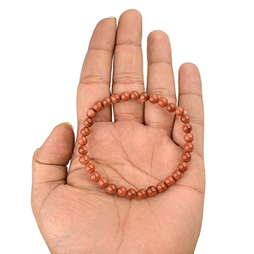 Image of Reiki Crystal Products Natural Crystal Stone Bracelet 6 mm Round Beads for Men & Women | Gemstone Jewellery Bracelet | Reiki Charged | Multiple Stone Variants Available