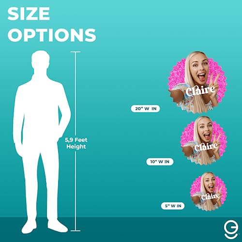 Vinilo Decorativo Selfie Wall Decor Muñeca Rosa Personalizable miniatura 5