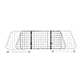 Relaxdays Hundegitter Auto, Trenngitter Universal groß, verstellbare Breite, Autogitter Maße HxB 40 x 92-157 cm, schwarz