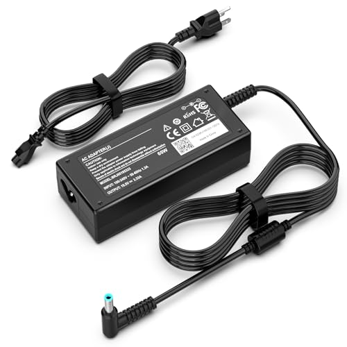 65W Laptop Charger Compatible with HP EliteBook 820 830 840 845 850 855 1020 1030 1040 G9 G8 G7 G6 G5 G4 G3 Laptop AC Adapter Power Cord 19.5V