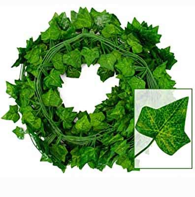 VIMIFORYOU Artificial Maple Plants Green Leafs Creepers, Vines Garlands for Home and Party Decoration, Wall Hanging, Office (Pack of 6 Creeper) (6 Feet Each)