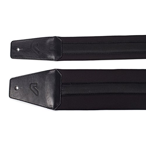 Gruv Gear SoloStrap Neo Sangle de guitare basse Noir Largeur 6,3 cm - Les Beatles, Paul McCartney, John Lennon, RIngo Starr, George Harrison Gruv Gear SoloStrap Neo Sangle de guitare basse Noir Largeur 6,3 cm – Image 4