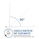 EuAcesry Externe Antenne 4G LTE SMA Male 10dBi, 2Pcs WiFi pc Antenne für LTE Router, Modem, Mobile Gateway, Kamera, Home Phone, Signalverstärker - Weiß