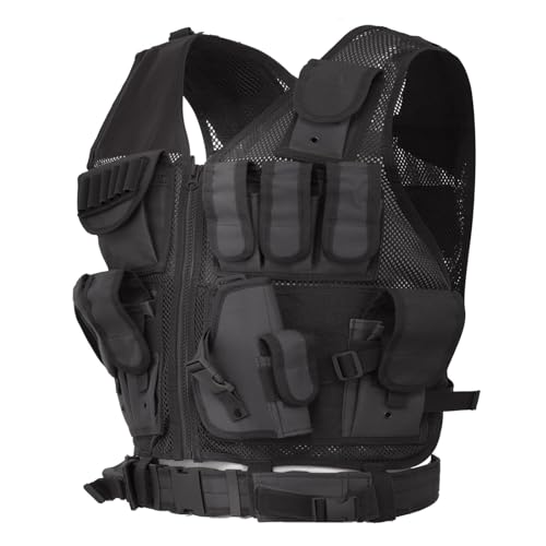 Lixada Taktische Weste Herren Outdoor Jagdweste Multifunktional...