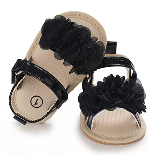 LAFEGEN Baby Sandals Girls Summer Outdoor Shoes PU Leather Soft Sole Bowknot Infant First Walker Cirb Dress Shoes4