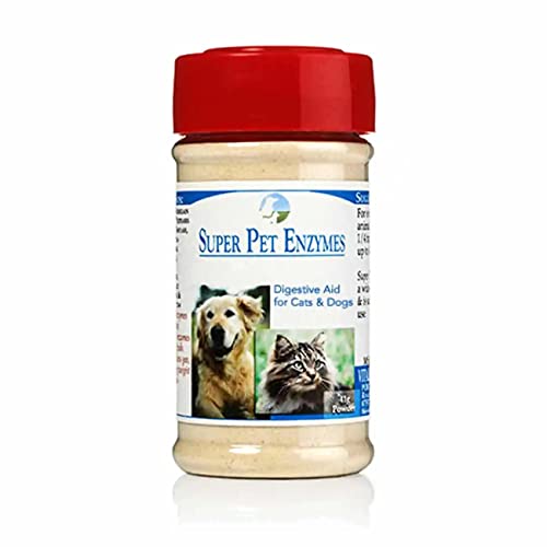 Vitality Science All Natural Super Pet Enzymes for Dogs | Complete Spectrum of Digestive Enzymes | Natural Dog Probiotic | Helps Dog Diarrhea, Constipation, Digestion, Allergy & Immunity