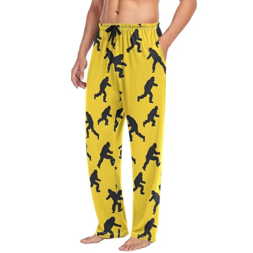 AIXIWAWA Sasquatch Shadow Mens Pajama Pants Cozy Sleepwear Lounge PJ Bottoms with Pocket Drawstring S4