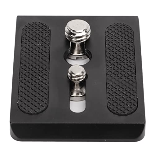 Tripod Head Plate Adapter, Anodized Rubber Foot Pad, CNC Machining, Tripod Quick Release Plate for