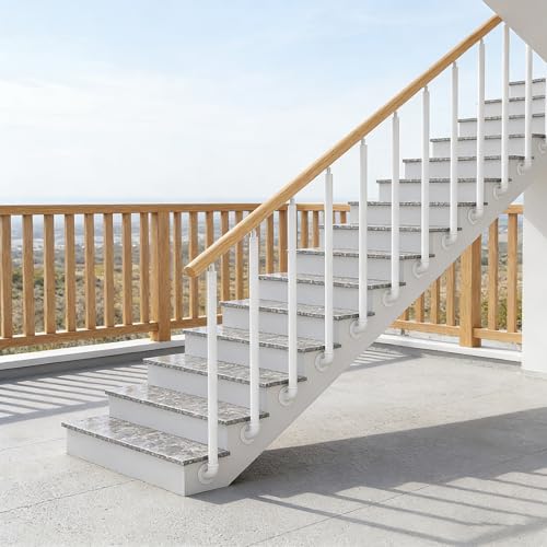 Poteaux de rampe d'escalier à fixation latérale et support d'angle réglable - 3